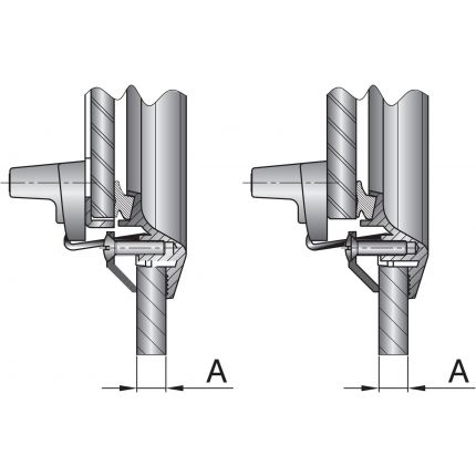 Tornillos de acero inoxidable M5x12 mm para portillos (precio por 50 unidades)