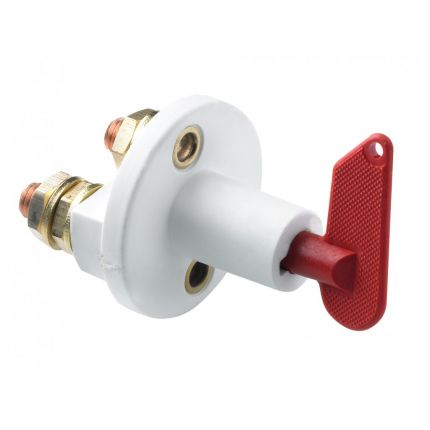 Interruptor principal para bateria, rojo, 150 Amp (1000 Amp/5 seg)