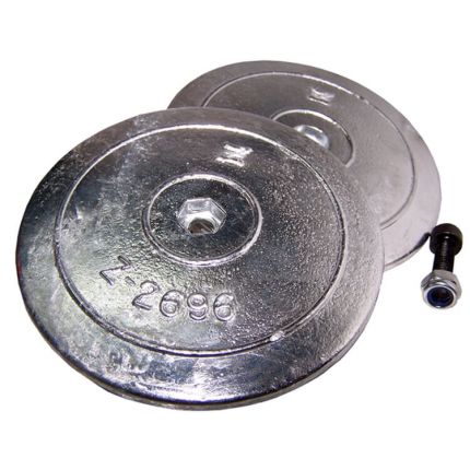 Anodo de magnesio Par de discos M-2696A